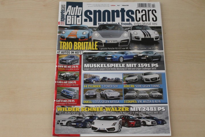 Deckblatt Auto Bild Sportscars (02/2010)